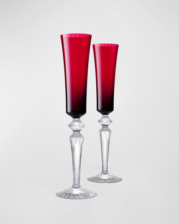 Baccarat Harmonie Colored Double Old-Fashioned Tumblers, Set of 2