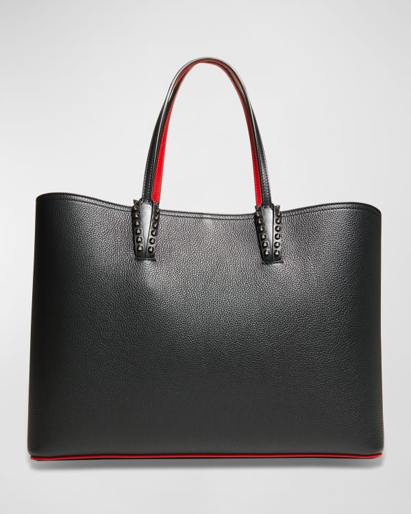 Christian Louboutin Cabata Empire Spike Studded Leather Tote Bag ...
