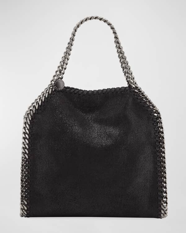 Women Denim Falabella Mini Crochet Tote