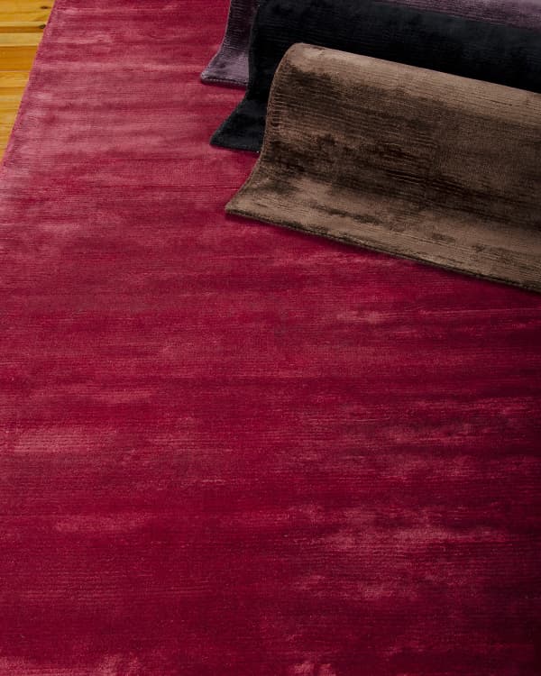 Nourison Crisp ZebraPrint Hairhide Rug, 5' x 7' Neiman Marcus