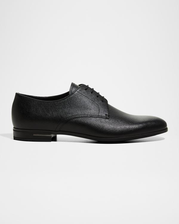 Double toe brogues by Prada Prada Blue Double Platform Brogues Prada main image 4