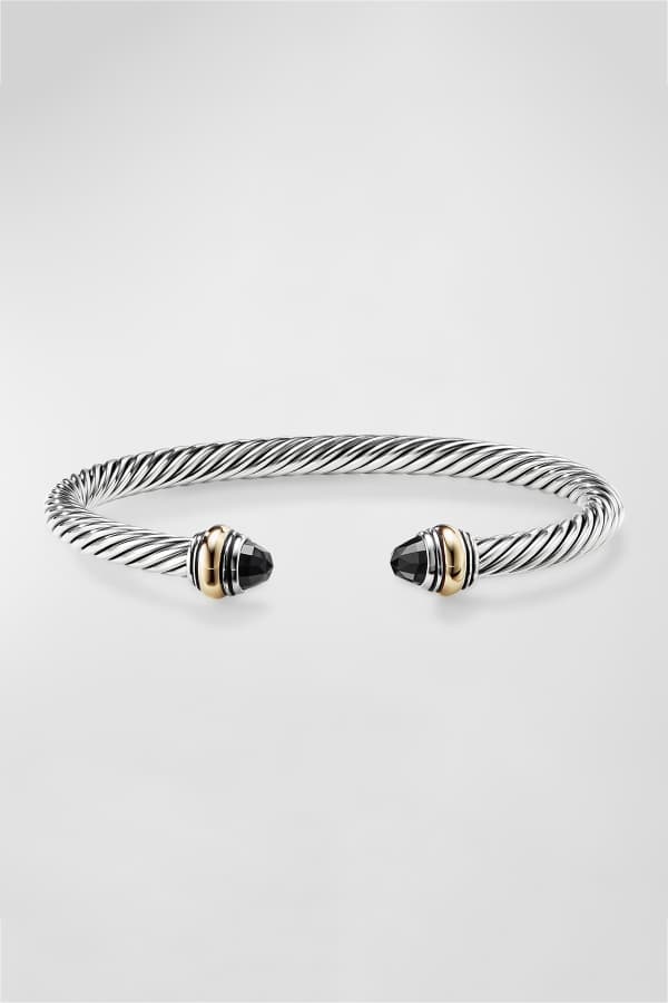 David yurman cable bracelet black onyx Clearance