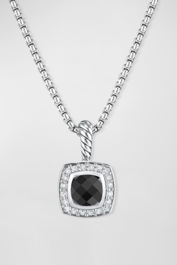 David Yurman Petite Infinity Pendant Necklace with Diamonds | Neiman Marcus