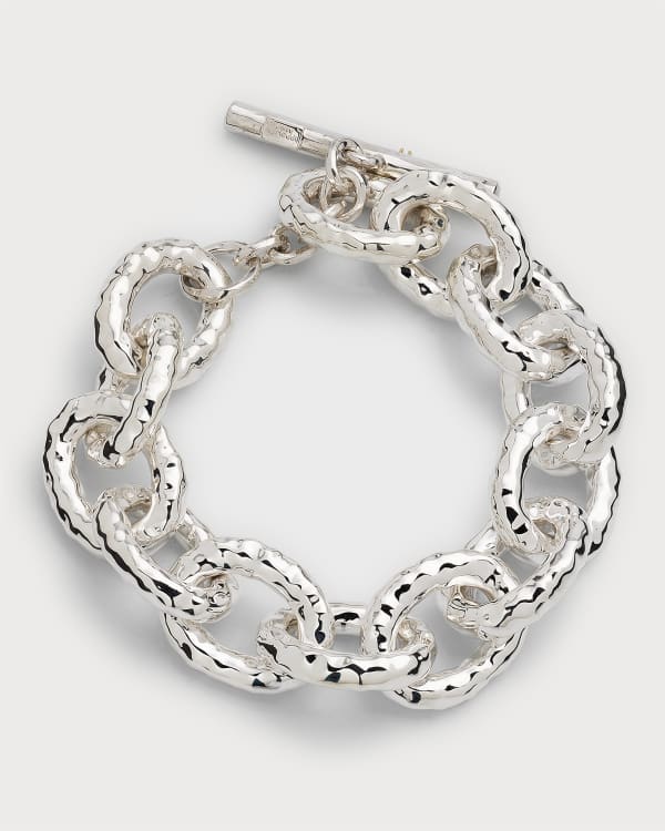 Ippolita 18K Chimera Classico Hammered Jet Set Bracelet