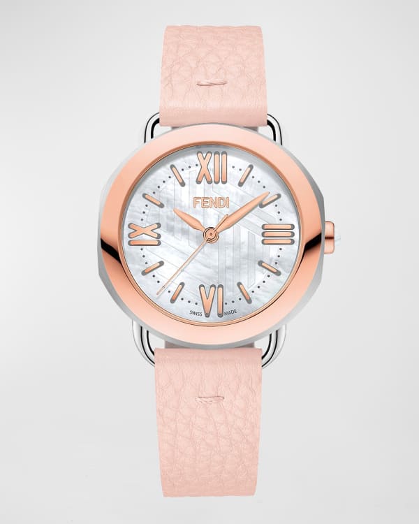 Fendi 36mm Selleria Watch Set w Diamonds Neiman Marcus