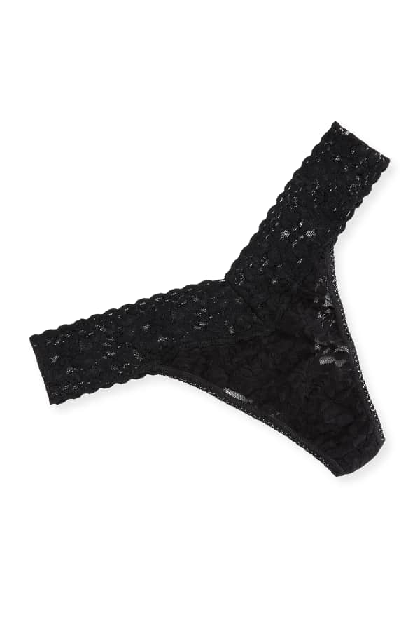 Hanky Panky I Heart Peppermint Original-Rise Lace Rolled Thong | Neiman ...