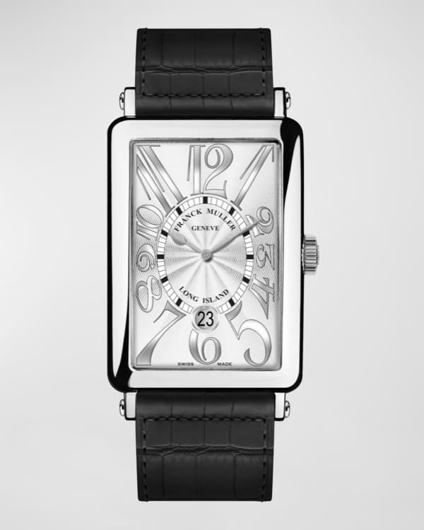 Franck Muller Men s 18K White Gold Master Square Diamond Watch Neiman Marcus
