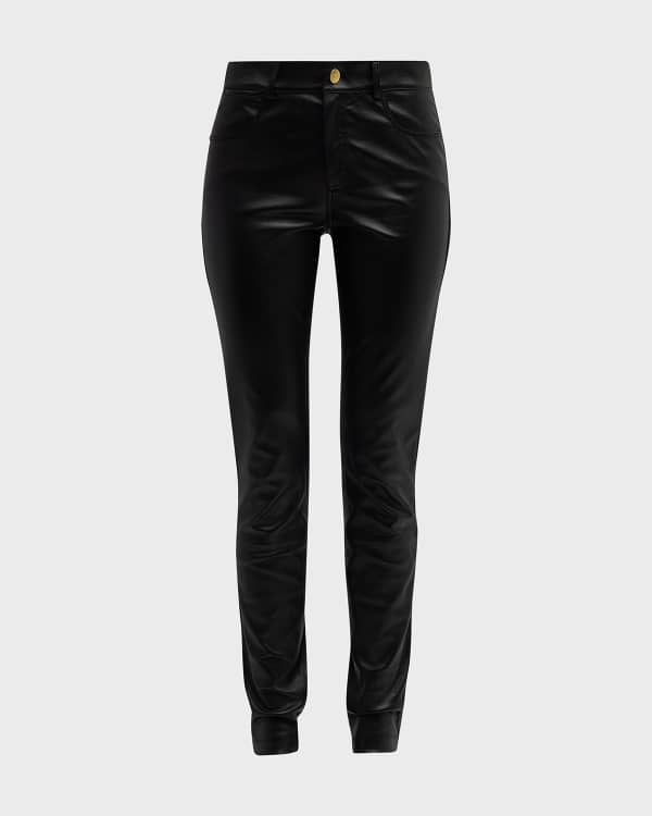 High-Rise Coated Skinny Jeans