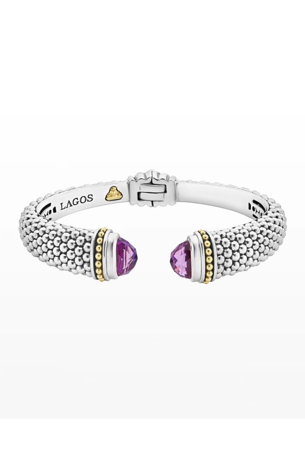 Lagos caviar cuff bracelet Clearance