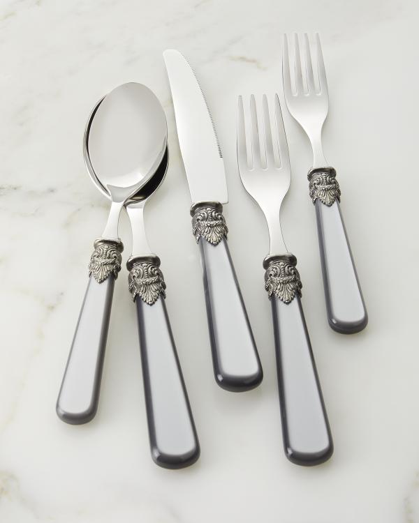 Neiman Marcus 20-Piece Filet Pewter Flatware Service | Neiman Marcus