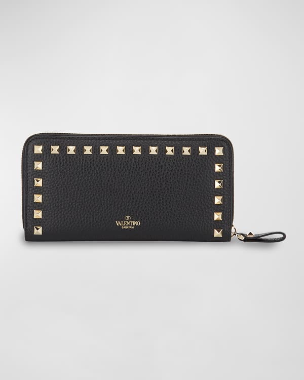 The Marc Jacobs Calf Leather Snap Wallet | Neiman Marcus