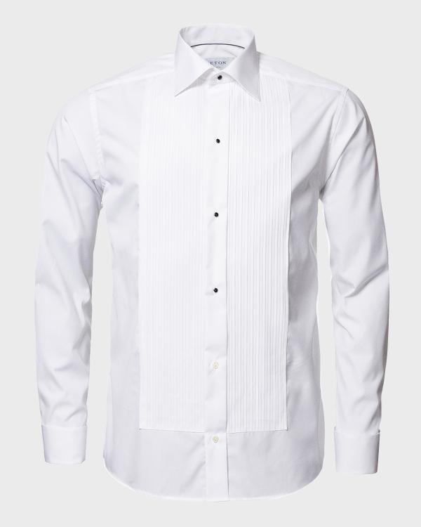 Giorgio Armani Men's Bib-Front Formal Shirt | Neiman Marcus