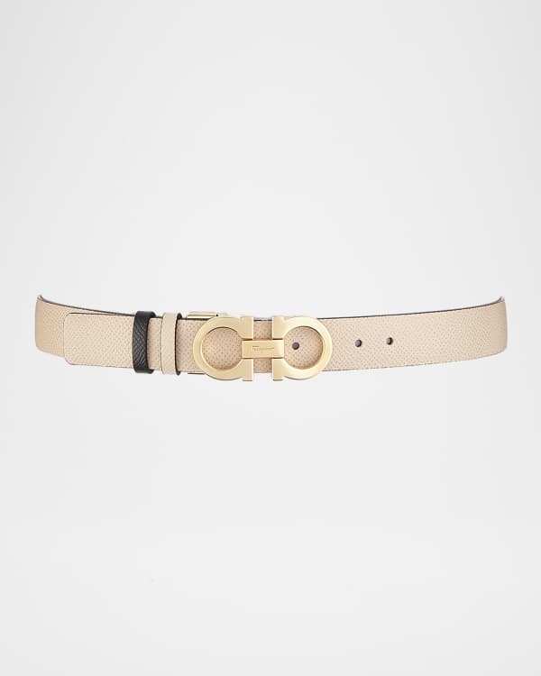 Ferragamo Leopard-Print Leather Belt | Neiman Marcus
