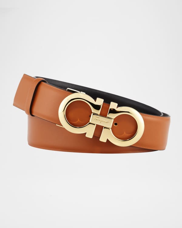 Ferragamo Leopard-Print Leather Belt | Neiman Marcus