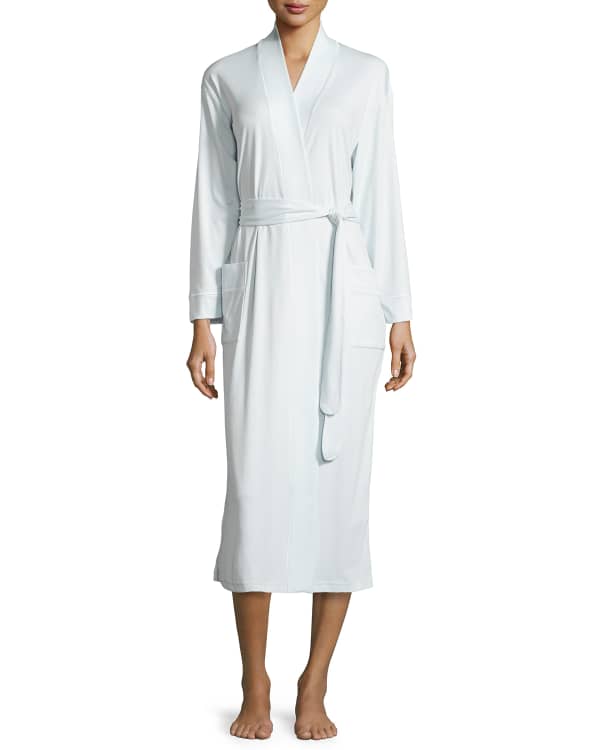 Christine Lingerie Spa Long Waffle Robe Neiman Marcus