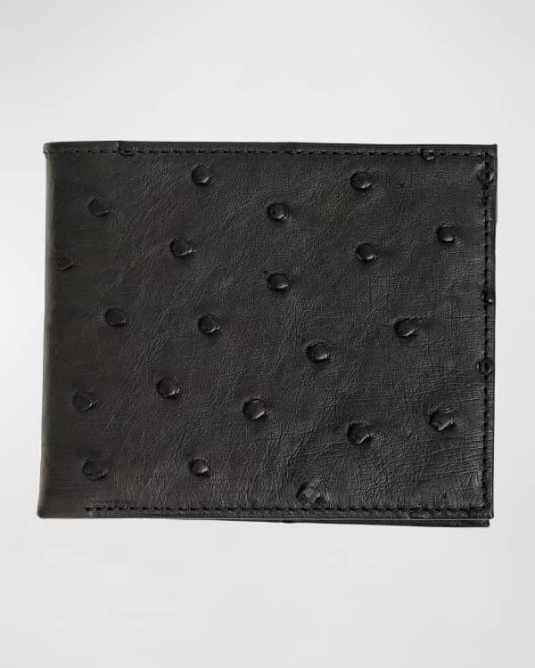 Prada Men s Saffiano Frankenstein Studded Wallet Neiman Marcus