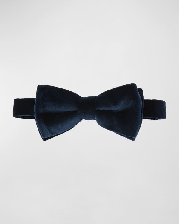 Giorgio Armani Men's Crystal-Embellished Silk Bow Tie