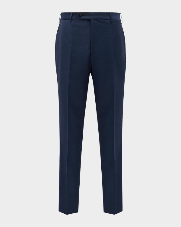 Homme Plisse Issey Miyake Men's Pleated Flat-Front Pants | Neiman