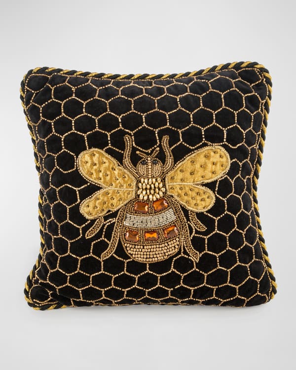 マッケンジーチャイルズ　大型スクエアクッション MacKenzie-Childs Amsterdam Square Pillow | Neiman Marcus