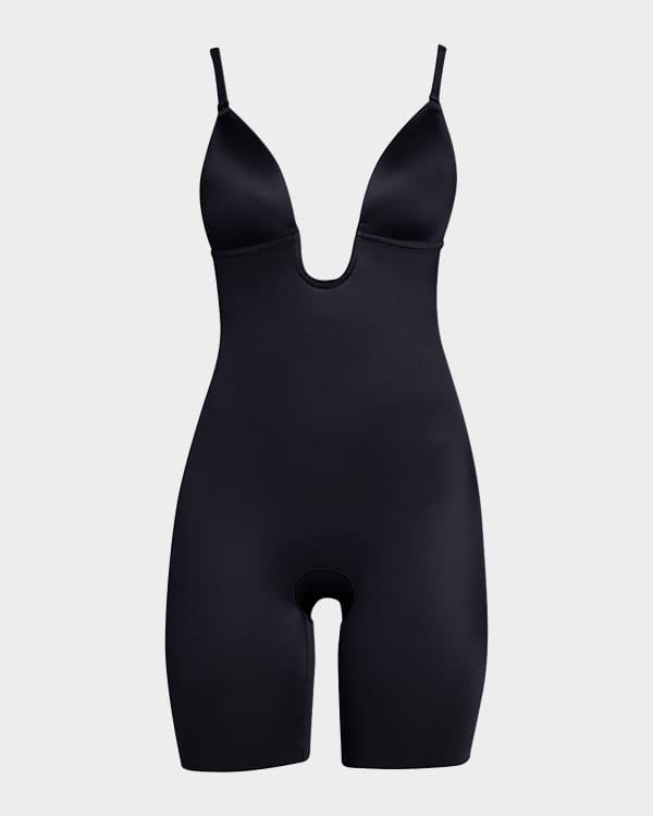 Low back mid thigh bodysuit clearance