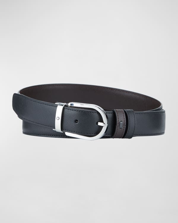 Classic Scritto Leather 35MM Reversible Belt