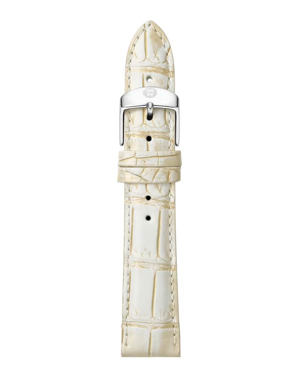 Michele alligator shop watch strap