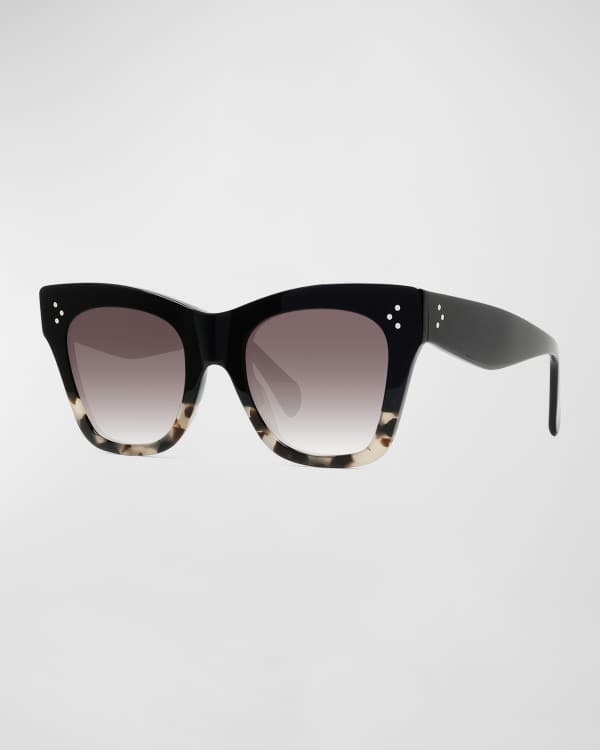 Celine Flattop Gradient Shield Sunglasses Neiman Marcus
