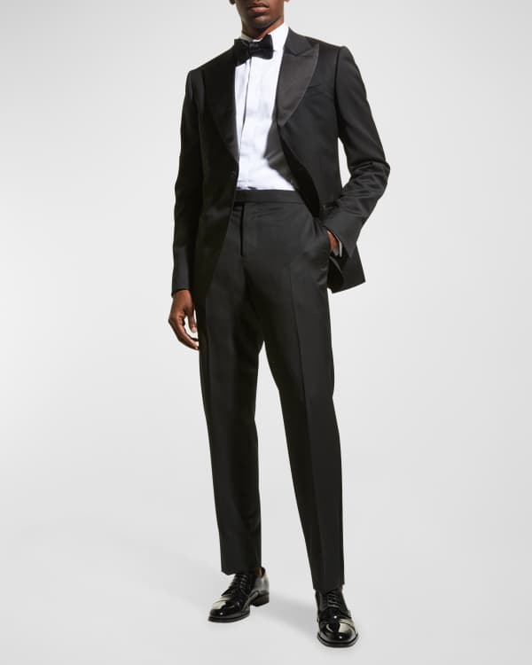 Burberry navy tuxedo cheap
