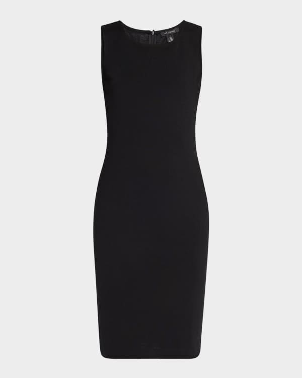 Escada Sport Delena Ruffle Sleeve Scuba Dress Neiman Marcus