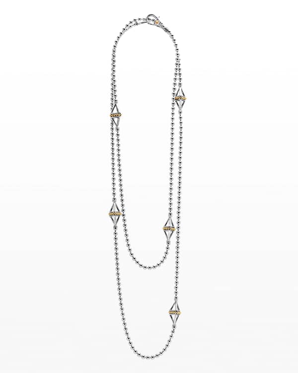 Addison triple deals strand necklace