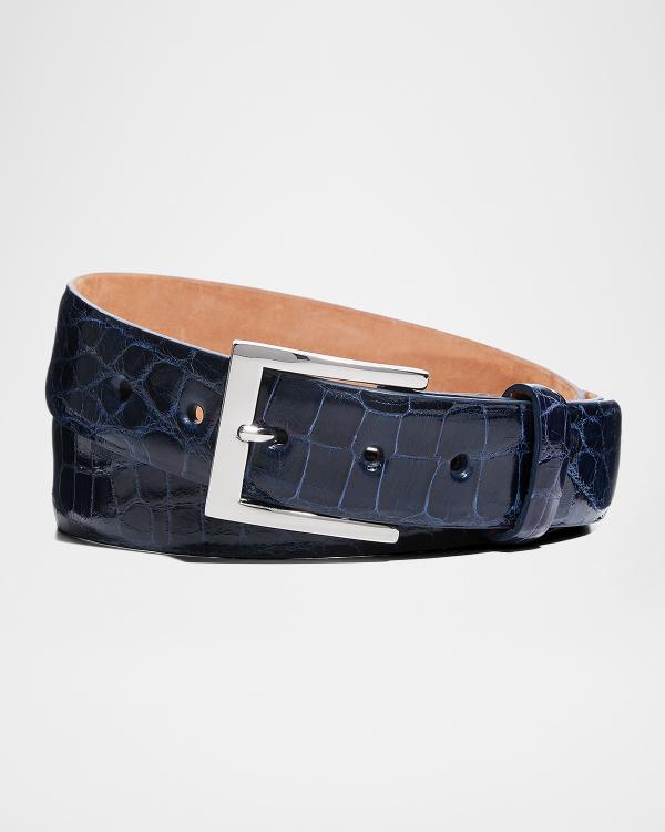 W. Kleinberg Matte Alligator Belt with Interchangeable  display picture 1