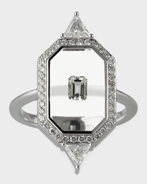 GIVENCHY★ 4G Crystal ring Givenchy 4G crystal-embellished ring Givenchy