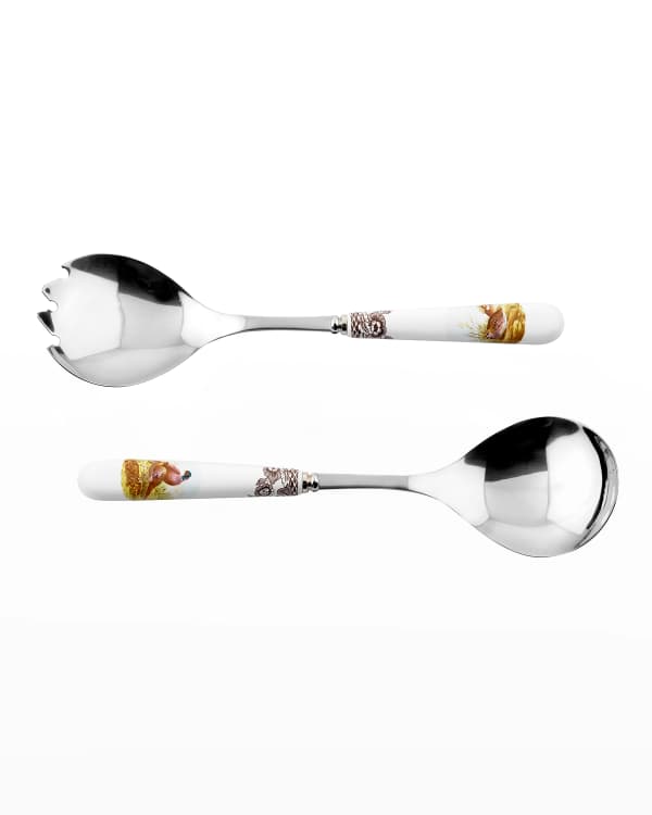 Spode Blue Italian Salad Servers, Set of 2 Neiman Marcus