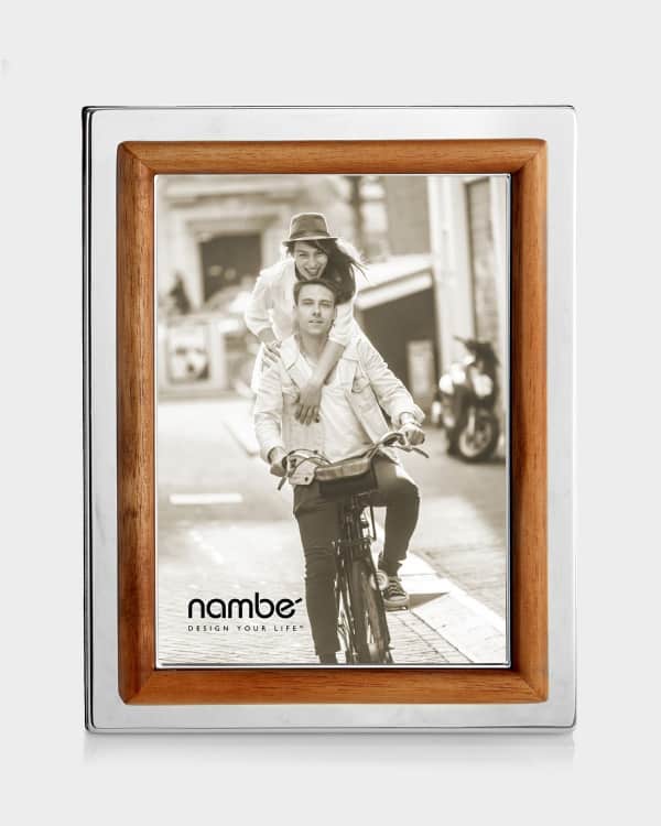 Nambe Braid Chrome Picture Frame In Silver