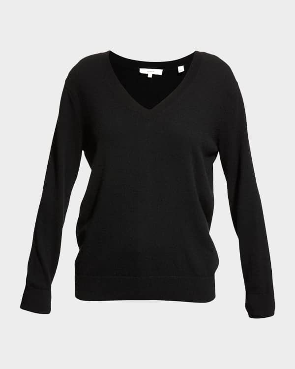 Neiman Marcus Cashmere Collection Cashmere V-Neck Sweater | Neiman Marcus
