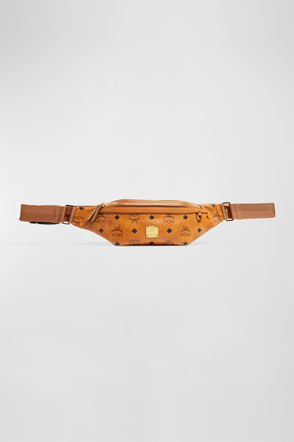 MCM Patricia Visetos Small Belt Bag Neiman Marcus