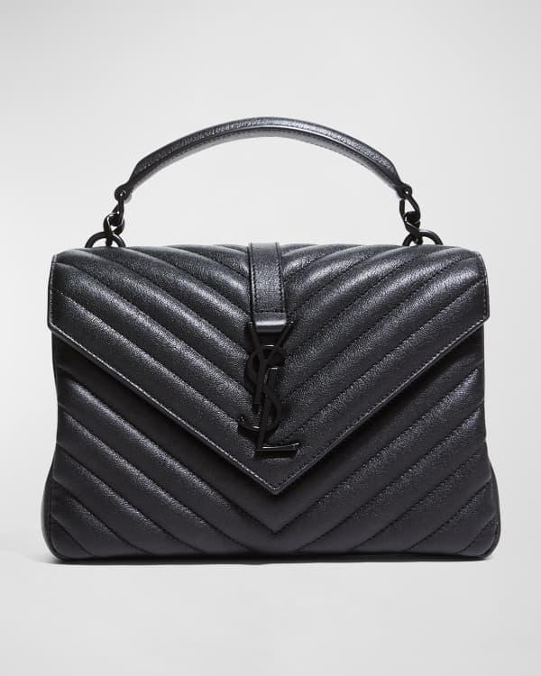 YSL SAINT LAURENT QUILTED LEATHER COLLEGE MEDIUM SHOULDER BAG - A World Of  Goods For You, LLC