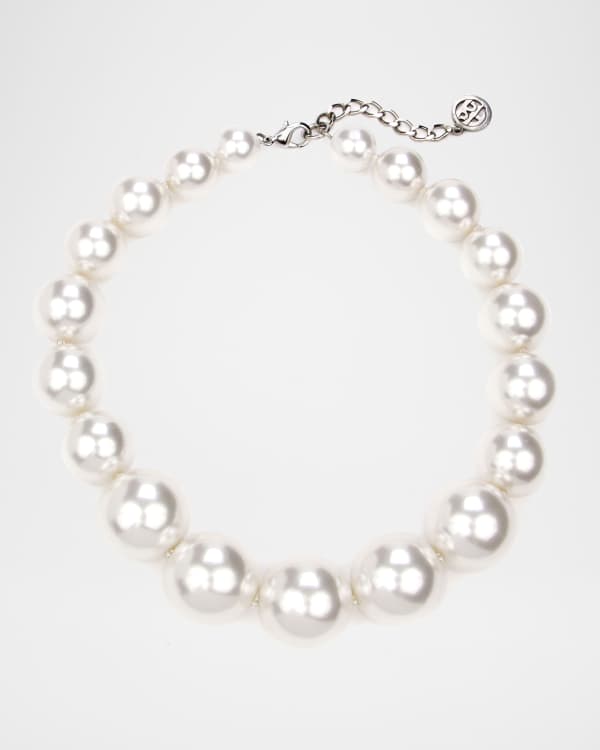 Large Pearl Strand Necklace