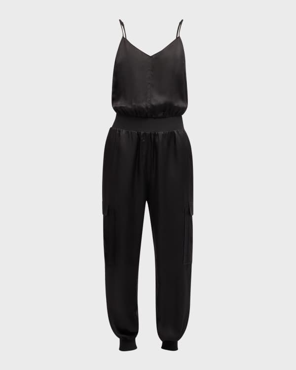 Spiritual Gangster Ballet Rib Wide-Leg Perfect Jumpsuit