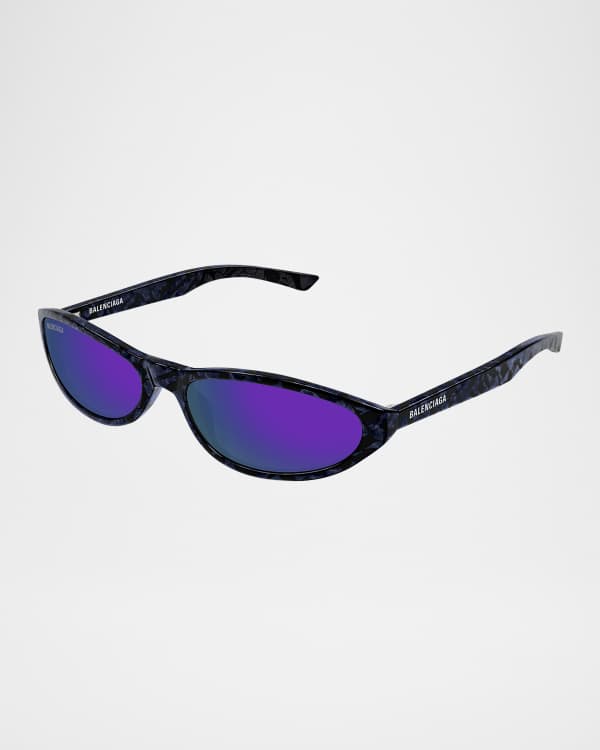 Jacquemus Blue Acetate Sunglasses