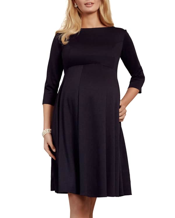 Sienna Maternity Dress Short Cashmere Blue - Maternity Wedding