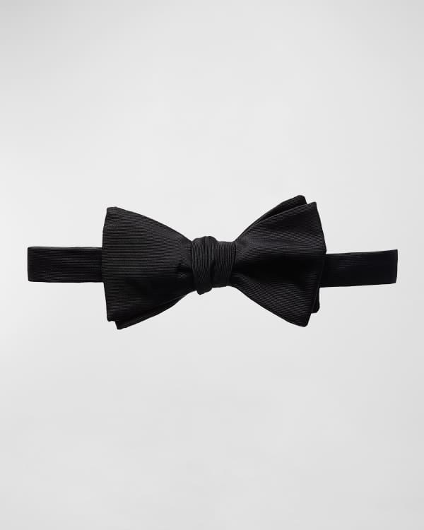 Giorgio Armani Men's Crystal-Embellished Silk Bow Tie
