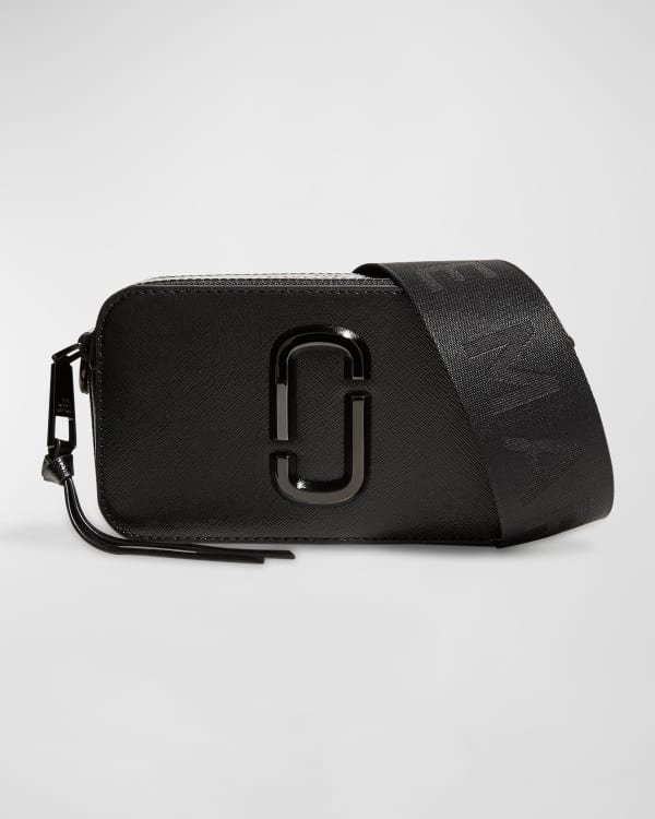 Marc Jacobs Black The Softshot 21 DTM Leather Camera Bag