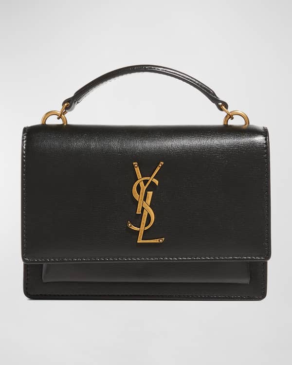 Mini YSL Cube Leather Top-Handle Bag