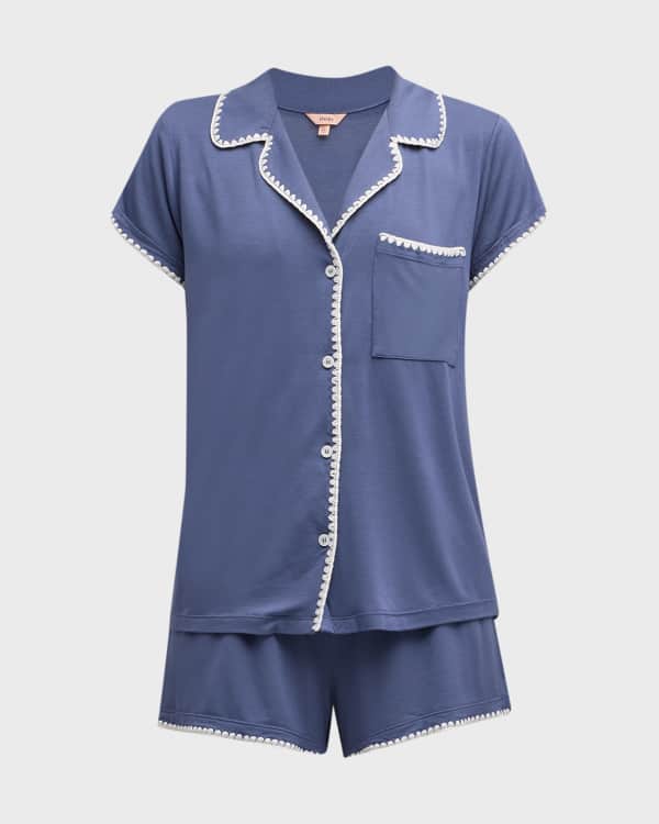 Eberjey Gisele Long Sleeve Short Pajama Set Neiman Marcus