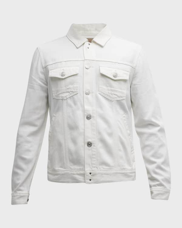 KidSuper Men's La Casa Printed Denim Jacket | Neiman Marcus