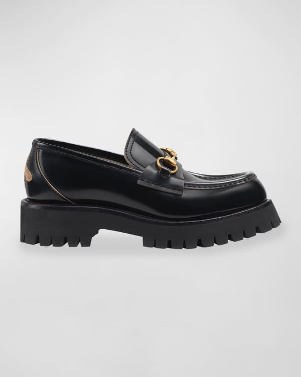 Ferragamo Women's Odilia Leather Loafer - Black - Loafers - 7