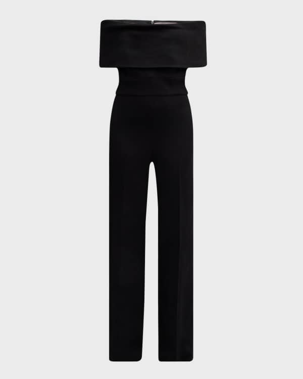 Stella mccartney one shoulder jumpsuit top
