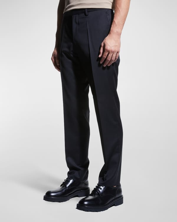 Vince Military-Style Cargo Dress Pants, Navy