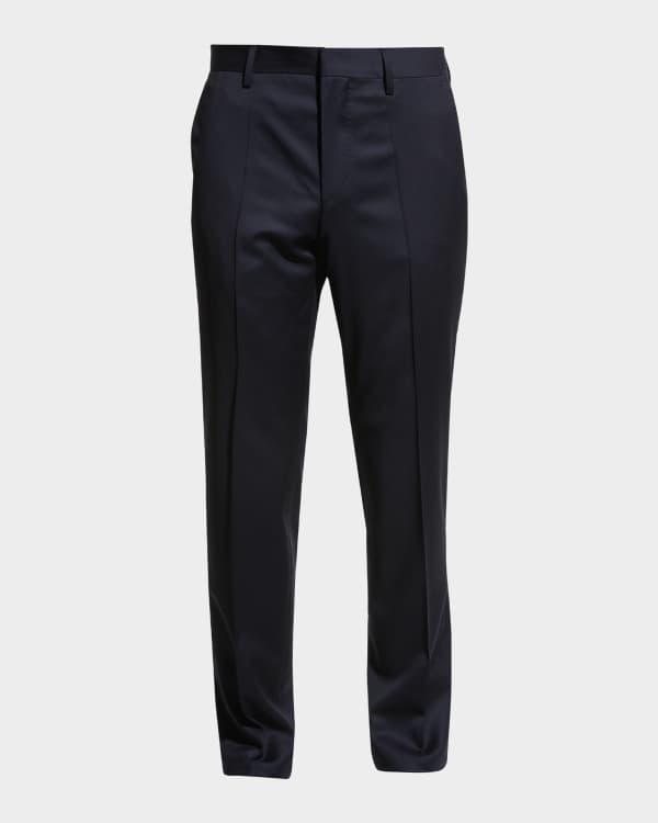 Vince Military-Style Cargo Dress Pants, Navy